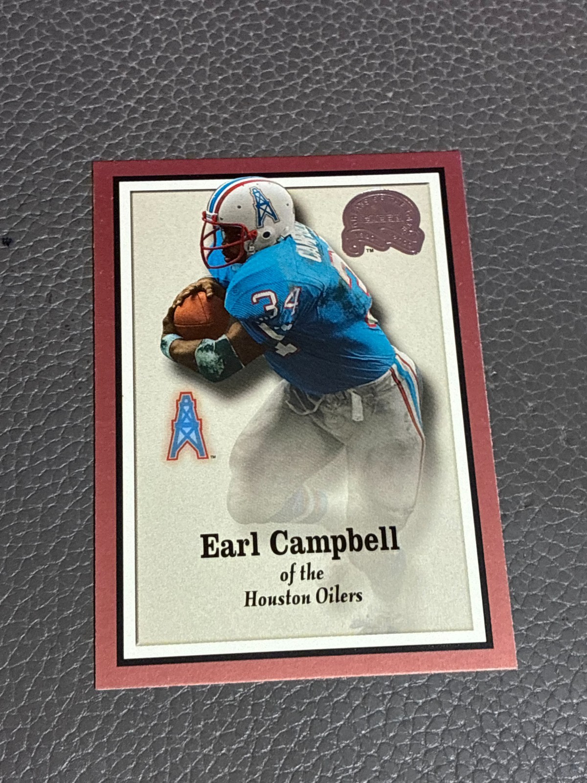 2000 Fleer Greats of the Game #52 Earl Campbell Oilers