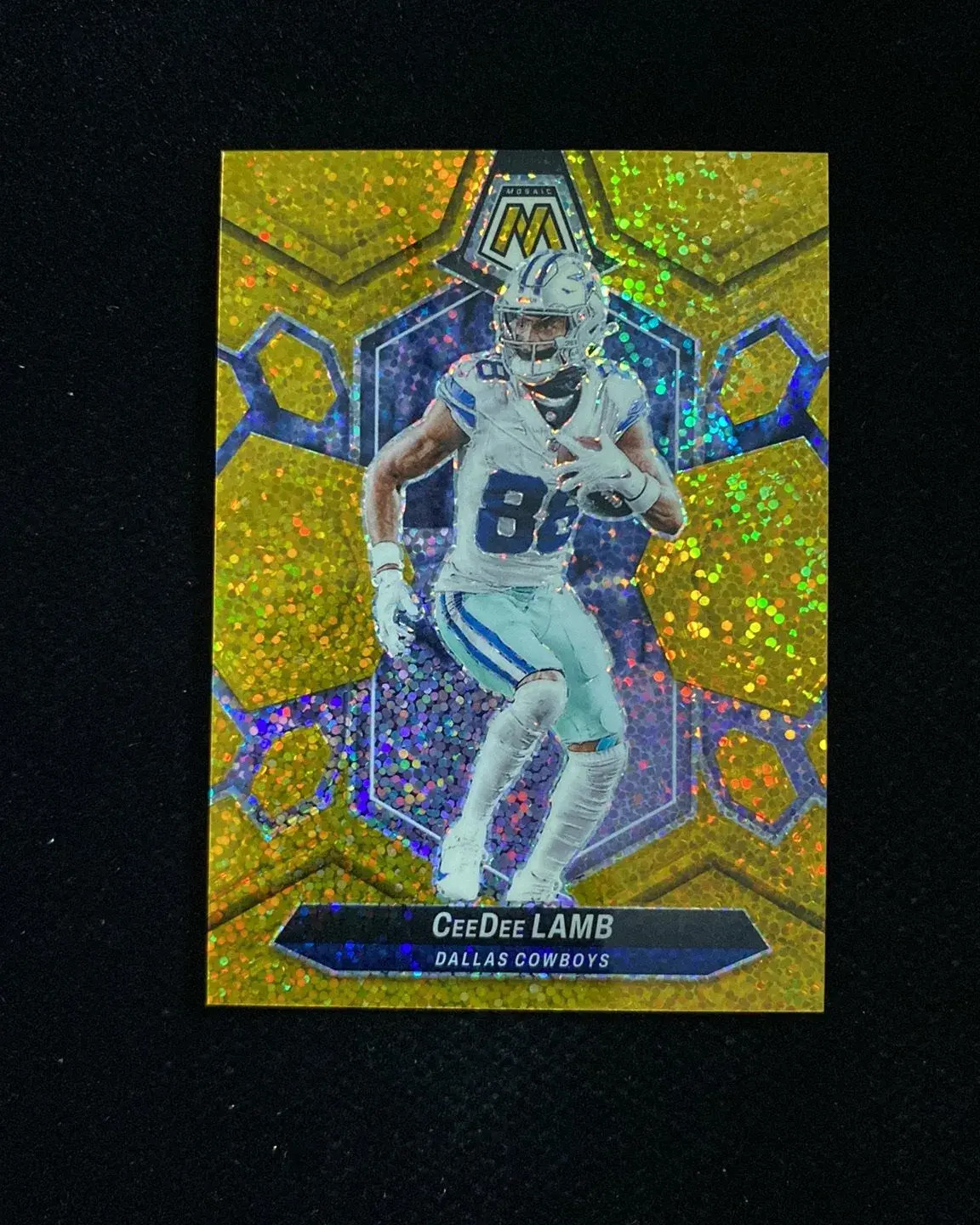 2024 Panini Mosaic Gold Sparkle #59 CeeDee Lamb 11/24 Cowboys HD