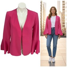 Philosophy Blazer Womens Sz 6 Pink Jacket Workwear Business Professional Office