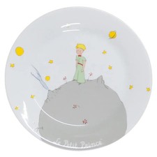 Set di 4 piatti in ceramica, Il Piccolo Principe (sul suo pianeta)