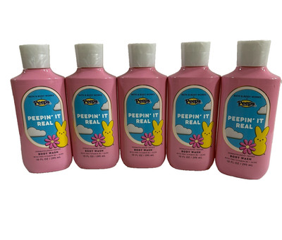 NEW Bath & Body Works Peepin' It Real PEEPS Body Wash Gel 10 oz
