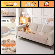 Waterproof Pet Couch Cover for Dogs - Non-Slip Chenille Sofa Protector, Washable
