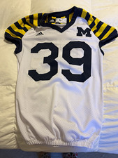 Michigan Wolverines #39 Adidas Team Issued Football Jersey Game Worn Sz 42