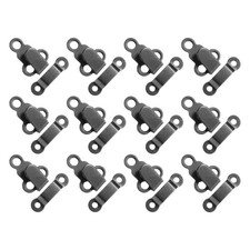 12set 9mm Sewing Hooks and Eyes Closure Set for Clothing Bra Gunmetal