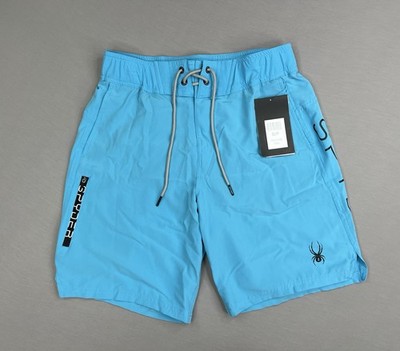 Spyder Mens Laser Cut 9'' Board Shorts Breathable Quick Dry Stretch Mesh Sz S