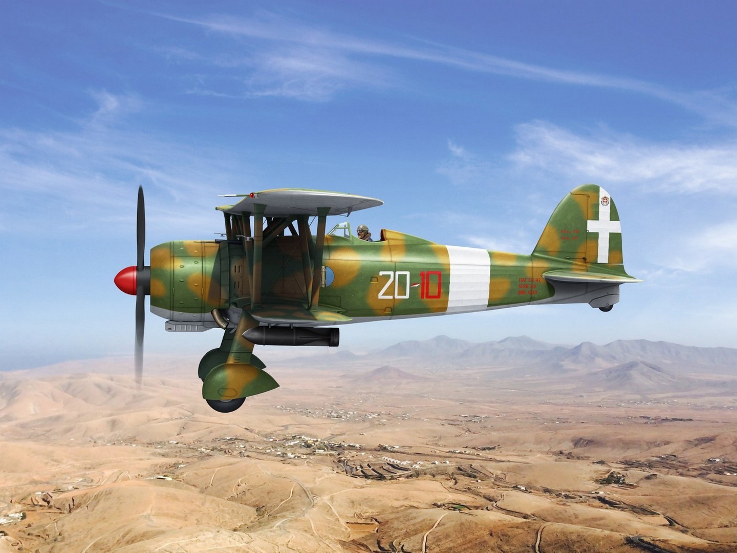 ICM 1:32 CR. 42AS WWII Italian Fighter-Bomber Plastic Model Kit