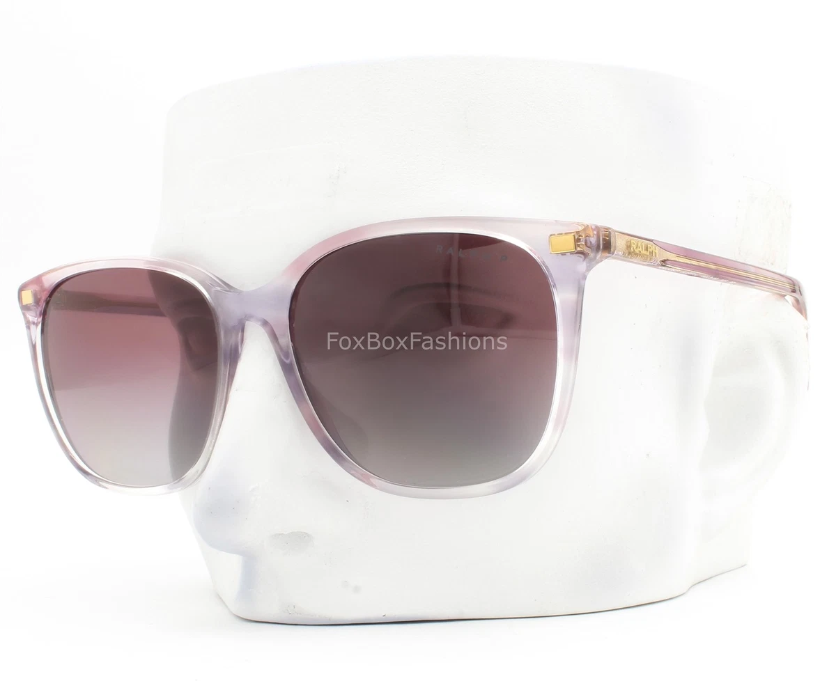 NEW Ladies Y2K Polo Ralph Lauren Large Plastic Sunglasses RA5136 Berry 58/15/135 Lauren Ralph Lauren Purple Brown Sunglasses for Women for  main image 3