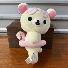 San X Rilakkuma Korilakkuma Flamingo Float Tube Plush Stuffed Animal