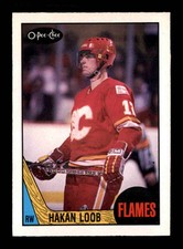 1987 O-Pee-Chee #208 Hakan Loob   NM/NM+ X3369396