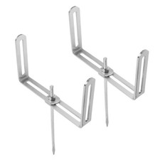  2 Pcs Drainage Pipe Support Frame Gutter Brackets Decorative Downspout Anchor