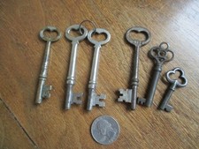 Lot of 6 Vintage Skeleton Keys