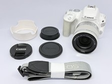 Canon EOS Kiss X9 White Digital Camera with EF-S 18-55mm Lens Excellent