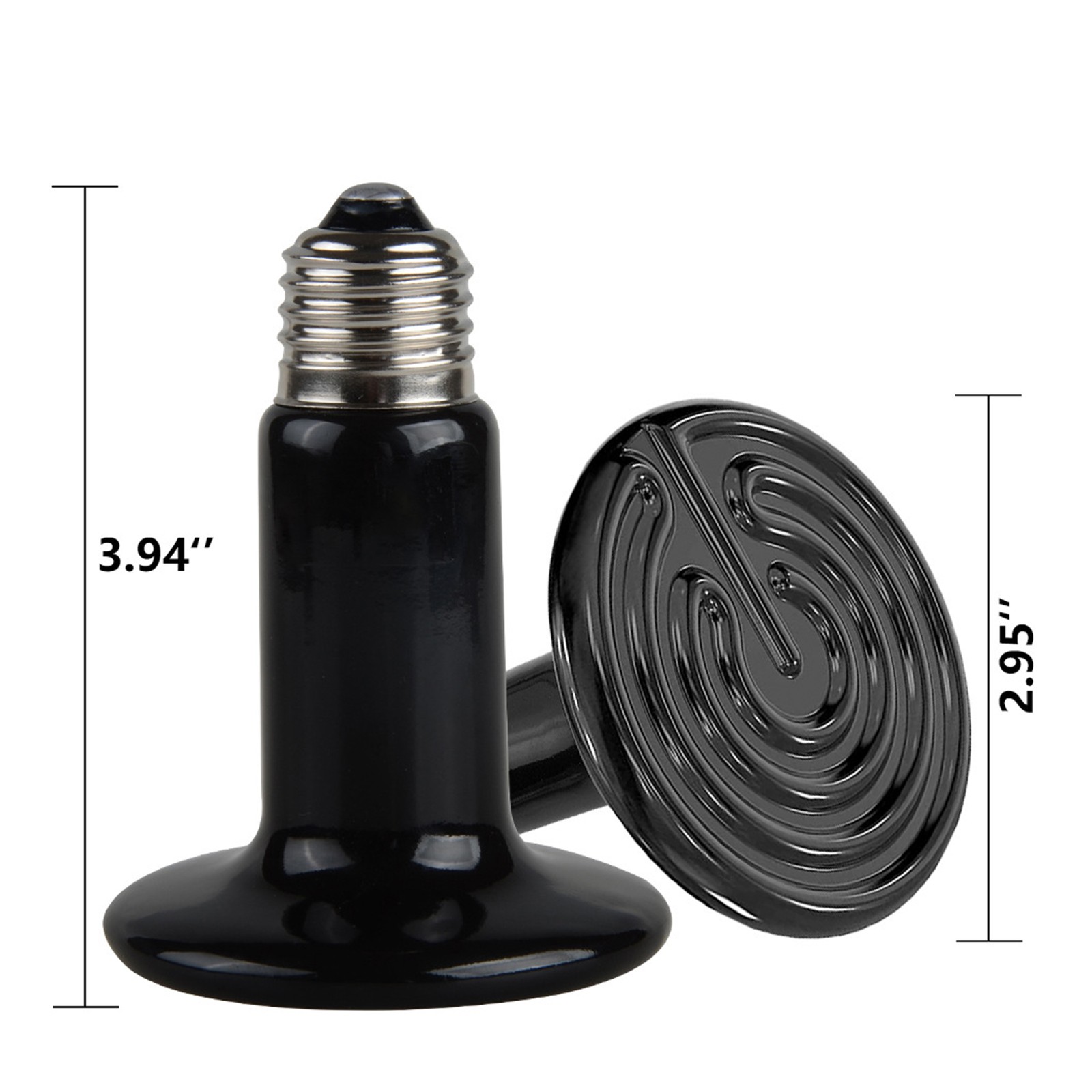 200W 220V Reptile Heat Lamp Infrared Waterproof Ceramic Heat Lamp E27 Lampholde