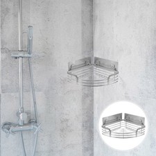  Bathroom Triangle Storage Rack Corner Shower Shelf Stainless Steel