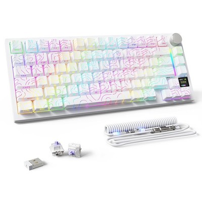 Attack Shark X820 Ultra Gaming Mechanische Tastatur mit BT/2.4G Kabellos/Kabe...
