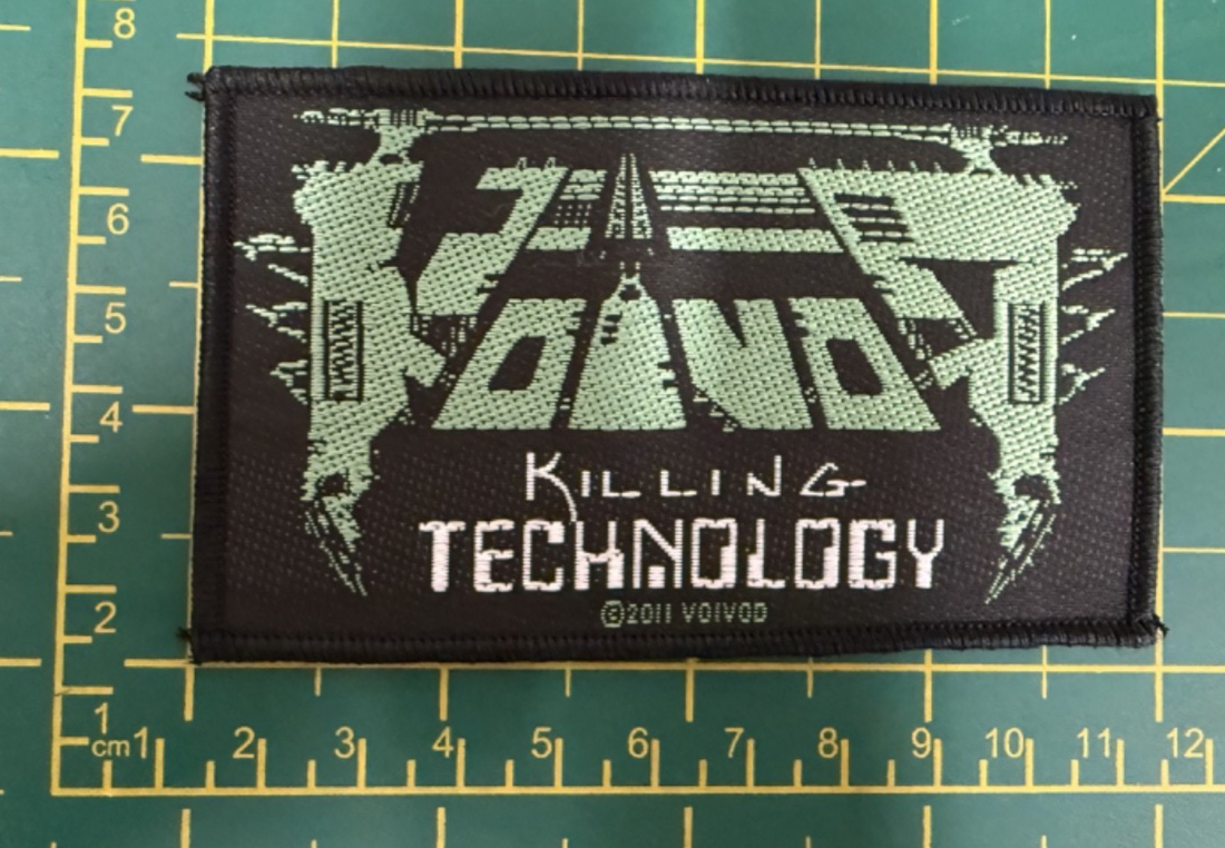 Voivod Killing Technology Woven Sew On Patch Officially Licensed