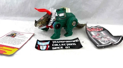 Transformers Original G2 1992 Dinobot Slag Green Figure