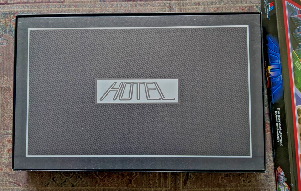 Vintage Hotel Board  Game MB Games  1986 100% Complete inc Lamp Posts Excellent - Image 3 of 4