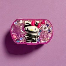 Handmade Decoden Mini Pill Box Mummy Hello Kitty, Kawaii Junk Case Halloween