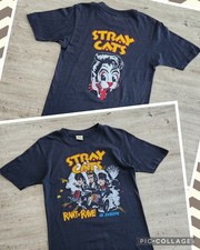 2 Sides Stray Cats Rant N Rave Tour T-Shirt Full size S-5XL Reprinted CS87