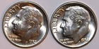 (2) Roosevelt Dimes - 1952D(BU) 1952P(BU) - #9684D FREE SHIPPING
