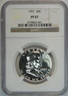 1957 Franklin Silver Half Dollar Proof PF 67 NGC 50C US COIN