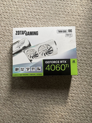 ZOTAC GAMING GeForce RTX 4060 Ti Twin Edge OC White Edition 8GB GDDR6