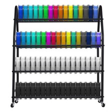3D Printer Filament Storage Rack Heavy Duty Storage Shelve For 100 Spool W/wheel