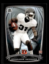 2014 Bowman #108 Darqueze Dennard Rookies Black Rookie Card Cincinnati Bengals. rookie card picture