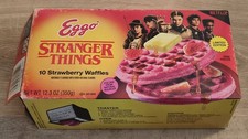Caja de gofres de fresa Stranger Things Eggo edición limitada caja de coleccionista vacía