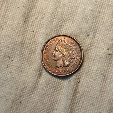 1901 Indian Head Cent Uncirculated UNC Coin #KCS
