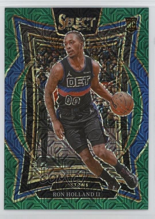 2024-25 Panini Select Concourse Green Mojo Prizm Ron Holland II #74 1r8v