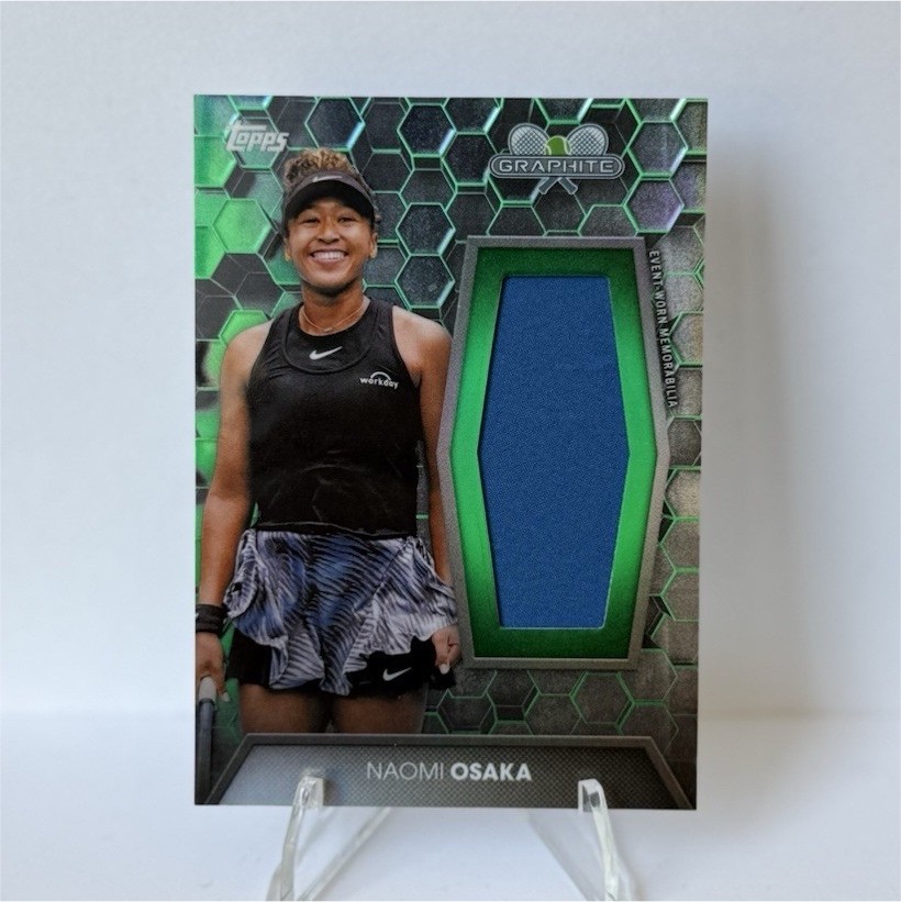 Naomi Osaka #GR-NO Tennis Cards 2026 Topps Graphite Relic trading card — raw and PSA graded price guide