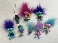 Hasbro DreamWorks Trolls Movie Figures Doll Cake Toppers Lot Of 8
