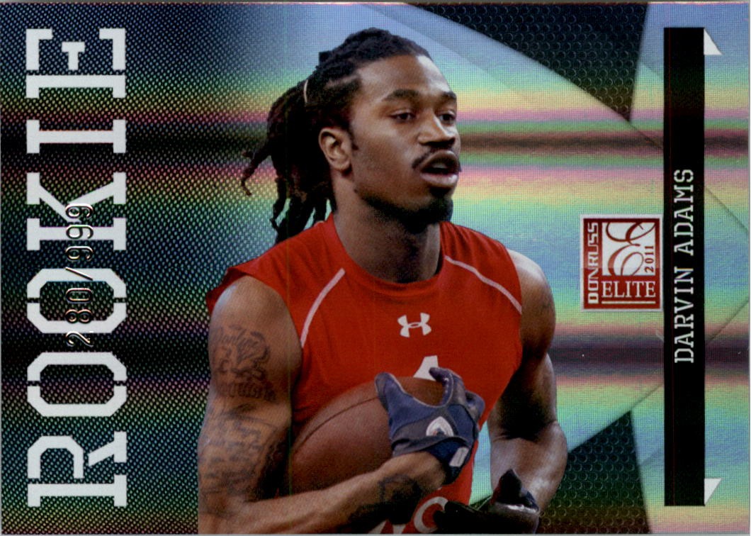 2011 Donruss Elite #128 Darvin Adams RC /999 - FB