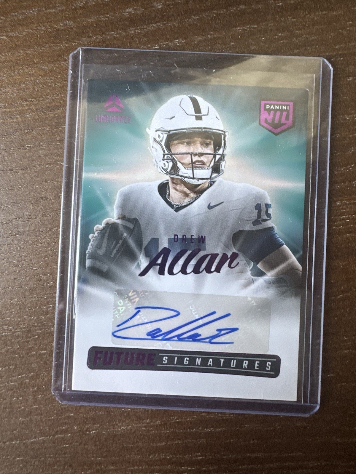 2025 Panini Luminance Drew Allar Future Signatures NIL Auto