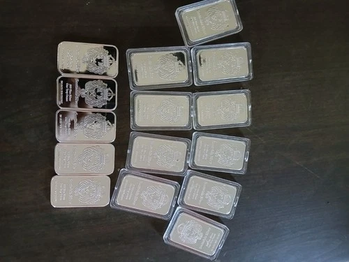 1 oz Silver Bar - Scottsdale In God We Trust, Plastic Capsule .999 Fine Silver