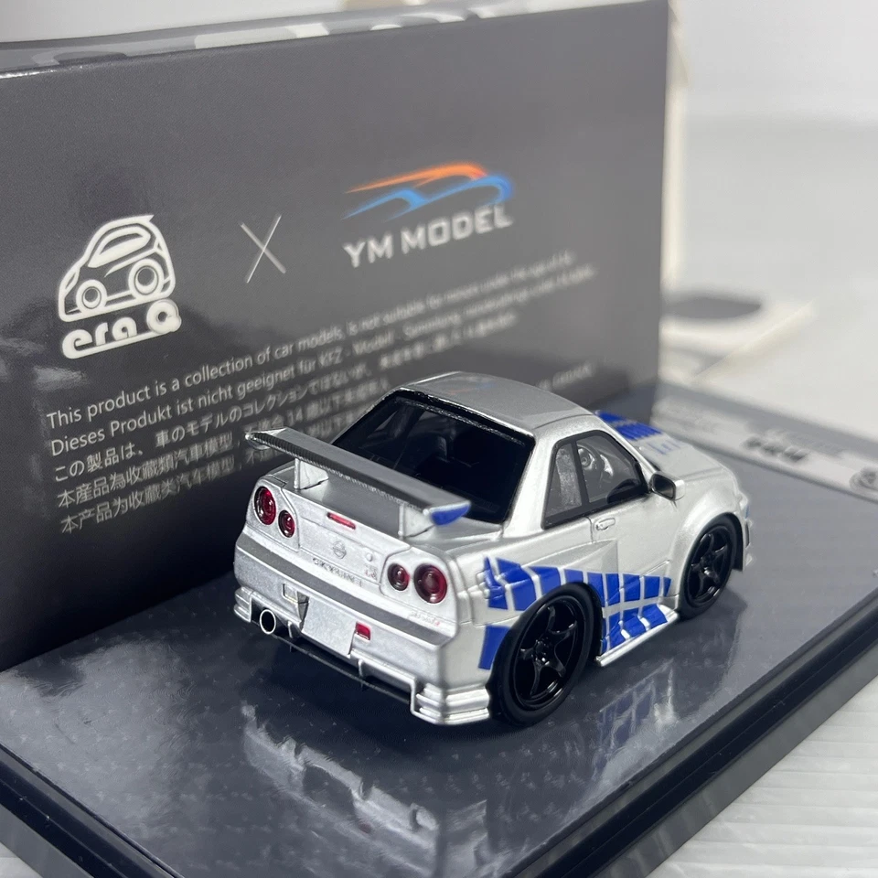 1/64 YM Model X Era Q Car Nissan NISMO Skyline GTR R34 Z Tune Fast & Furious - Image 2 of 2