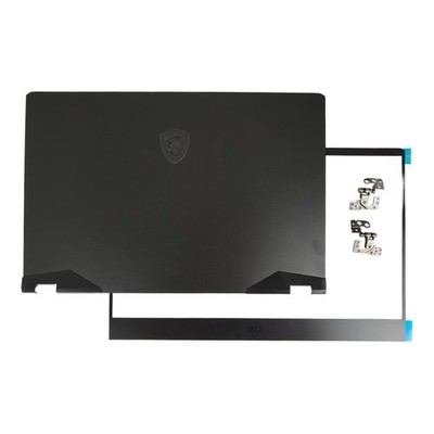 For MSI GE66 Vector GP66 MS-1541 MS-1542 MS-1543 Back Cover+ Bezel Hinges Black