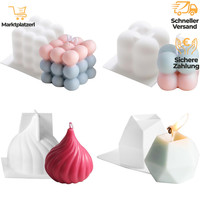 Bubble Kerzenform Kit 3D Silikonform Zum GießEn Diy Duftkerze Bastel Ornamente