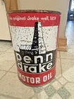 VINTAGE METAL PA OIL CAN PENN DRAKE NON DETERGENT PENNSYLVANIA REFINERY OIL CAN