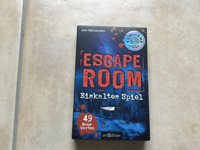 Krimigame Das Original - ESCAPE ROOM Eiskaltes Spiel, neu und unbenutzt
