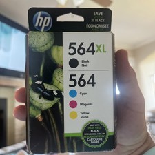HP 564 / 564XL Ink Cartridges Cyan Magenta Yellow Black Exp March 2018