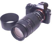 SONY E MOUNT ADAPTED Tamron 70-300MM Telephoto Zoom LENS + A7 NEX A6000
