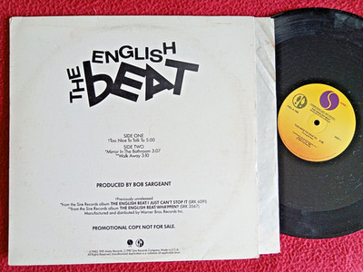 The English Beat..Too Nice To Talk To/Mirror In The Bathroom..1981 Promo Copy