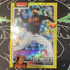2026 Topps Series 1 Felix Bautista Yellow Parallel #128 /399 Baltimore Orioles