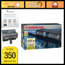 Multi-Stage Aquarium Filter with Bio-Wheel, Quiet Power Filter for Fish Tanks