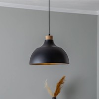 Envostar Pendelleuchte 'Kaitt' (Skandinavisch) In Schwarz Aus Metall (1 Flammig,