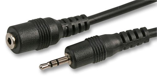 Cable de extensión conector estéreo de 5 m de 2,5 mm extensor de plomo de macho a hembra nuevo - Imagen 5 de 5