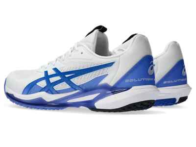 アシックスSOLUTION SPEED FF 3 OC テニスシューズ ホワイト Asics Tennis Shoes SOLUTION SPEED FF 3 OC White/Tuna Blue 1041A439
